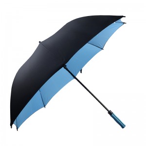 Ombrello di golf di logo di stampa di logo di pioggia stabilizzata antivento di doppi strati
