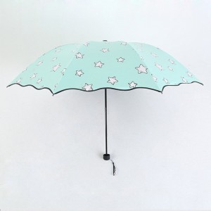 Ombrello da pioggia a 3 pieghe
