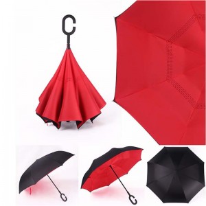 Distributore all'ingrosso di automobili ombrello con ombrello dritto fold reverse