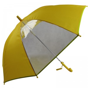 Ombrello in tessuto blu per bambini con ombrello da pioggia per bambini