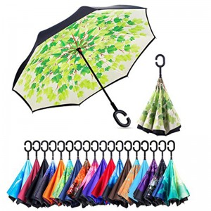 Manuale personalizzato di articoli da regalo aperto Ombrello pioggia inverso rovesciato antivento